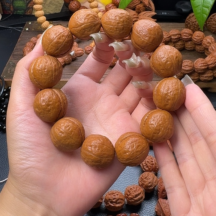 文玩核桃手串汉堡一道筋手串