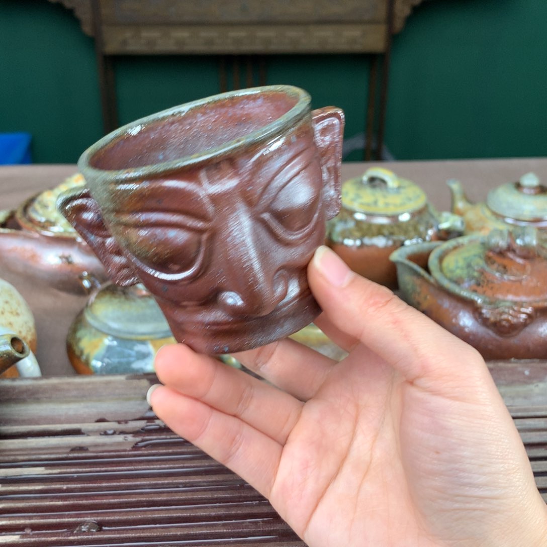 紫砂茶壶纯自然柴烧