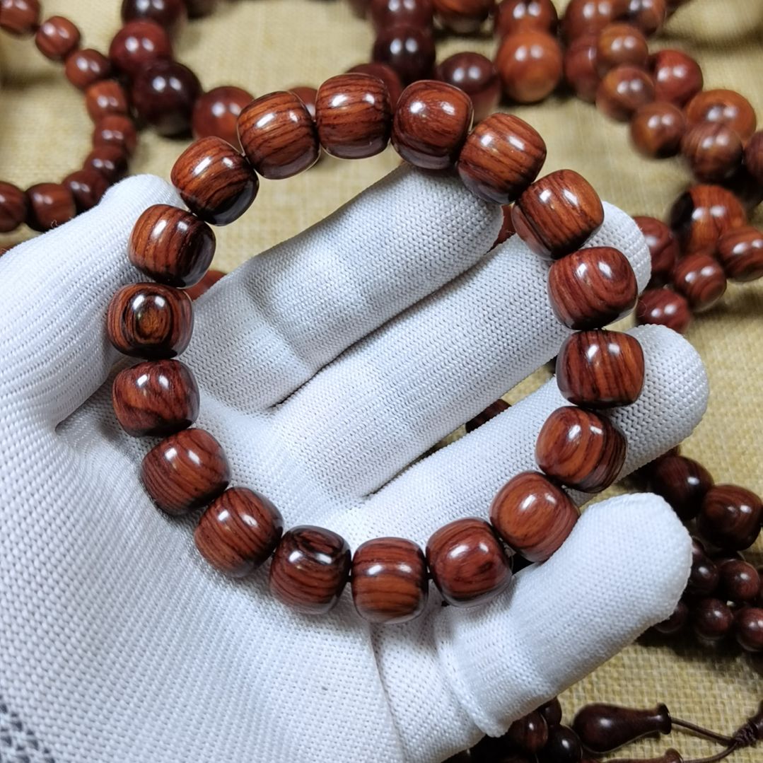 黄花梨/降香黄檀手串/手链海黄老料1213规格手串