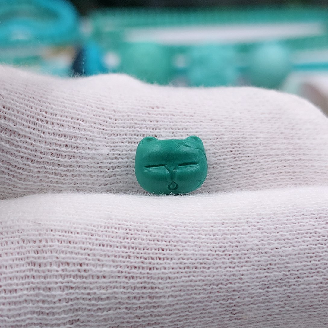 绿松石猫咪未镶嵌