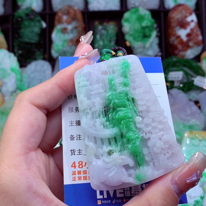 【闪购商品】翡翠颈饰未镶嵌挂件