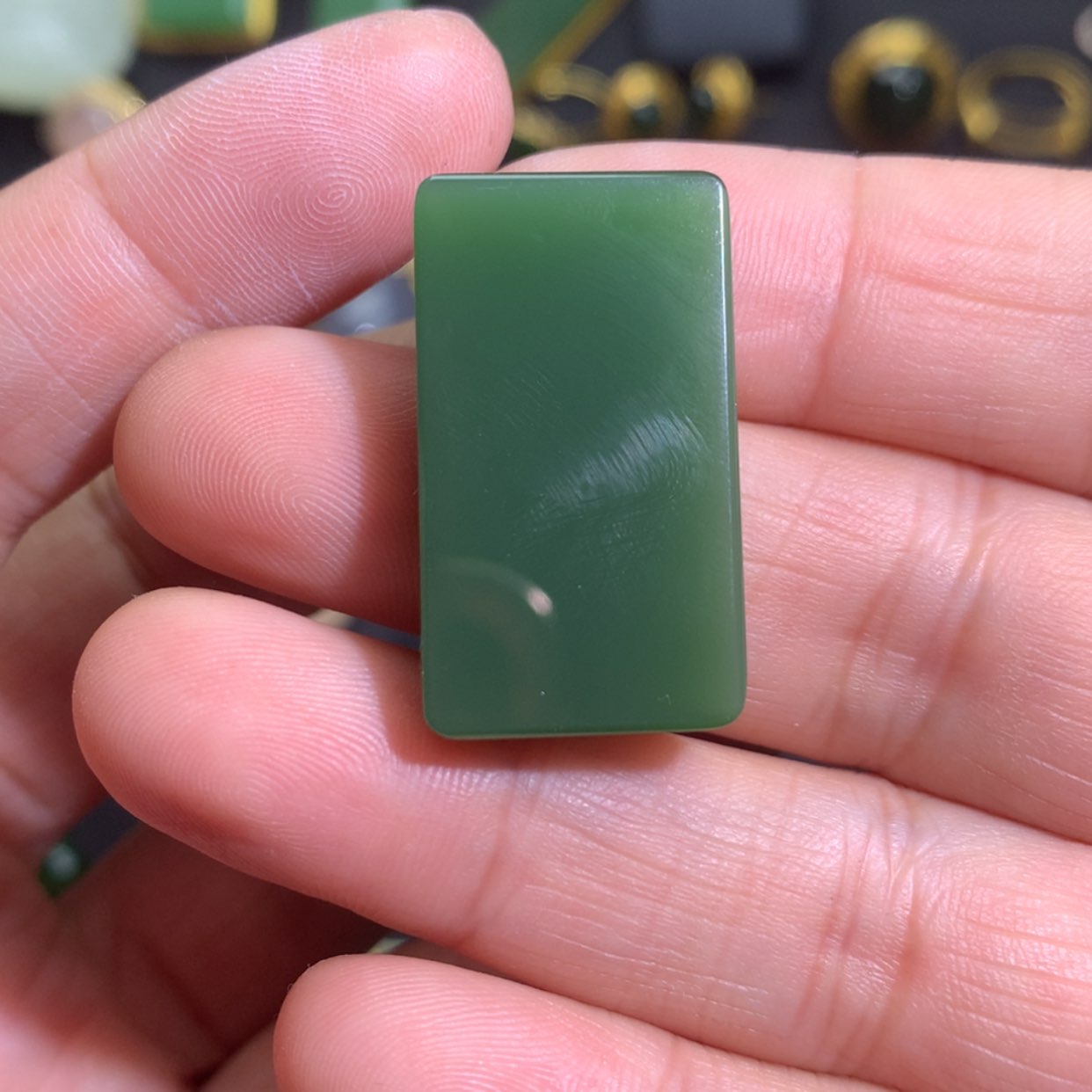 【闪购商品】未镶嵌和田玉珠宝半成品