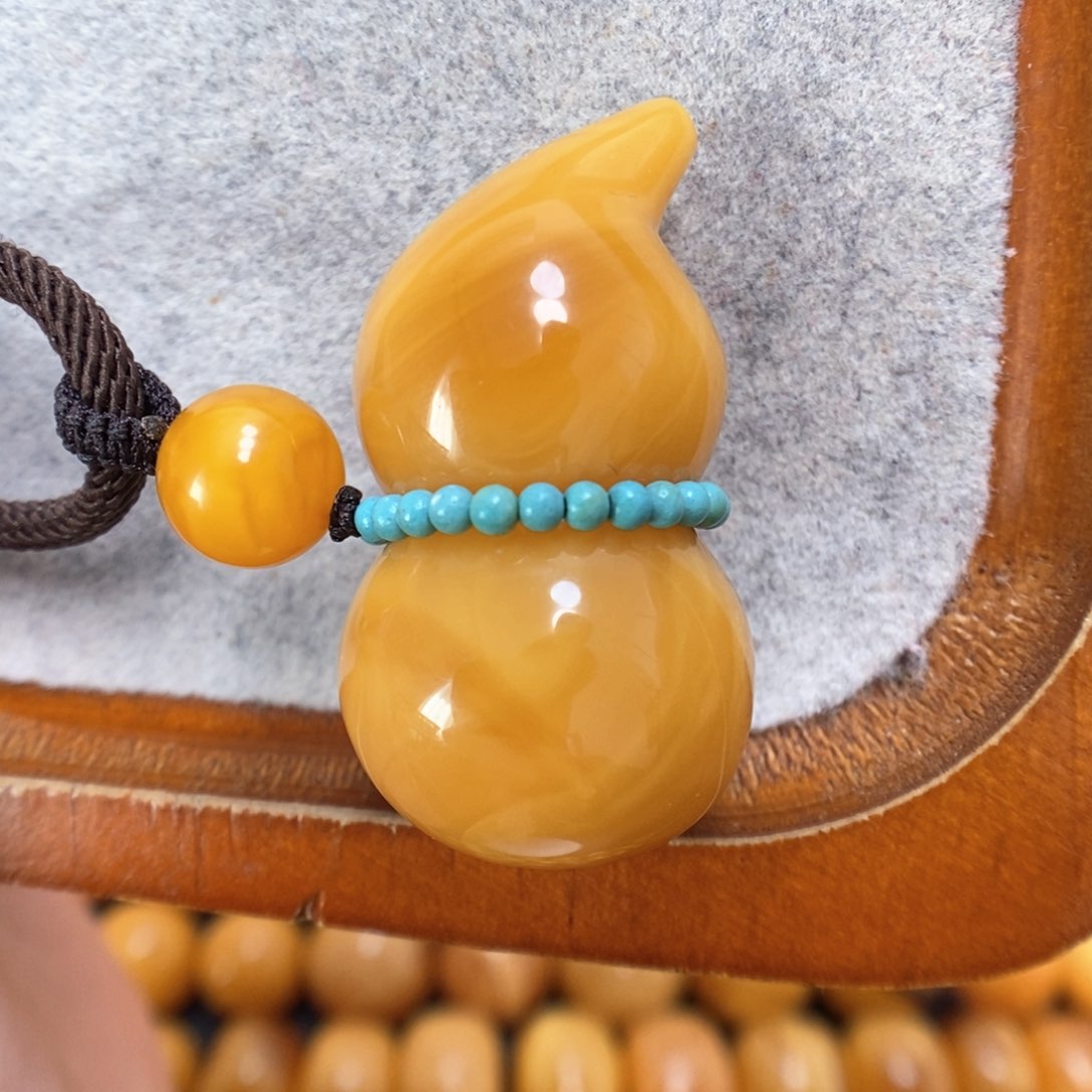 蜜蜡项链未镶嵌蜜蜡吊坠