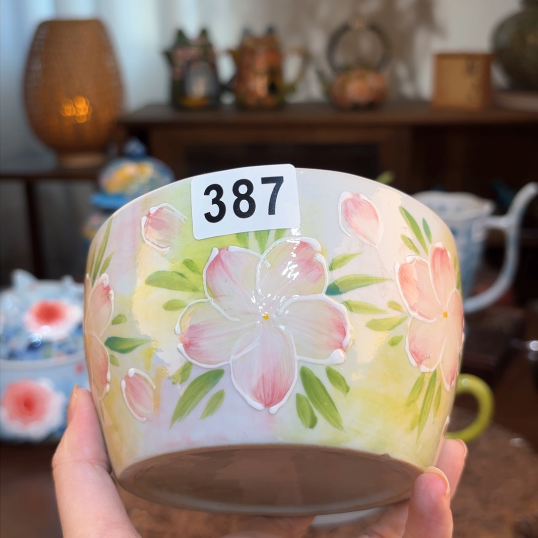 景德镇手绘高温釉下彩陶瓷茶具