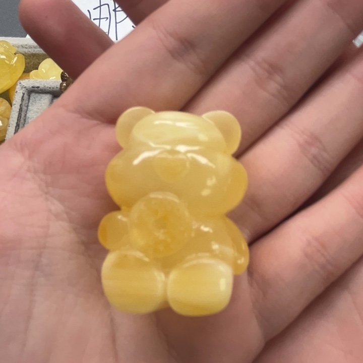 裸石琥珀未镶嵌天然蜜蜡配件