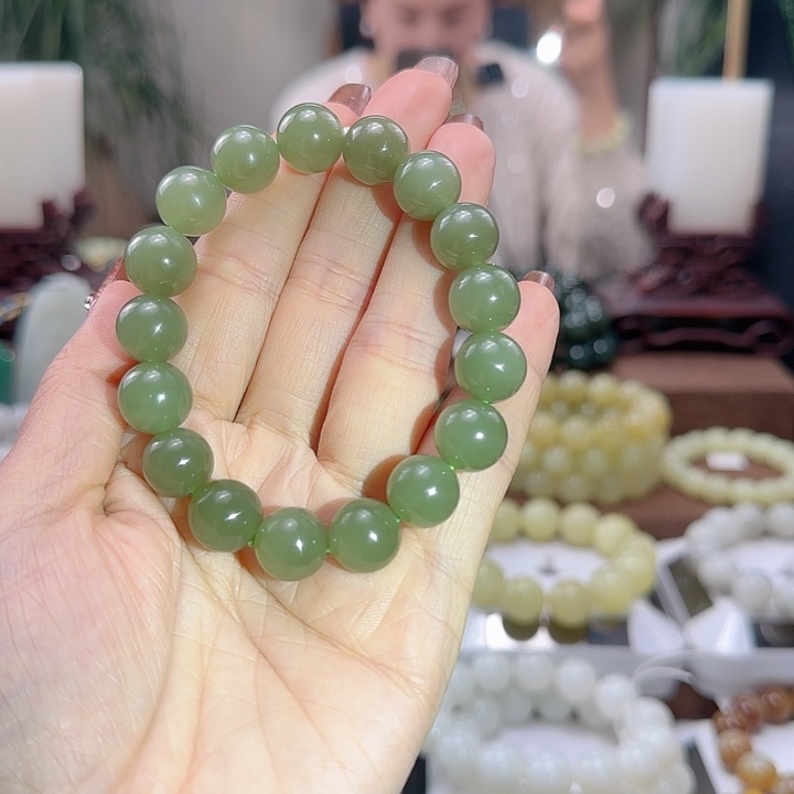 和田玉手链未镶嵌