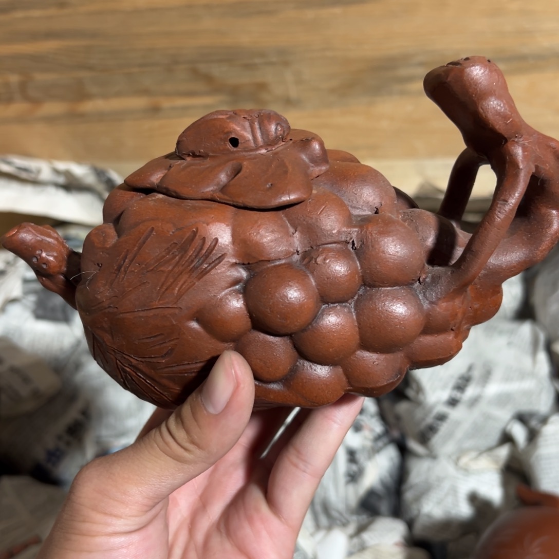 紫砂茶壶老厂紫砂壶一件！