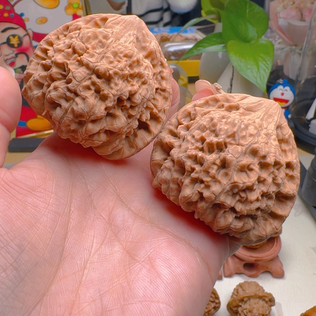 核桃把件50尺寸官帽