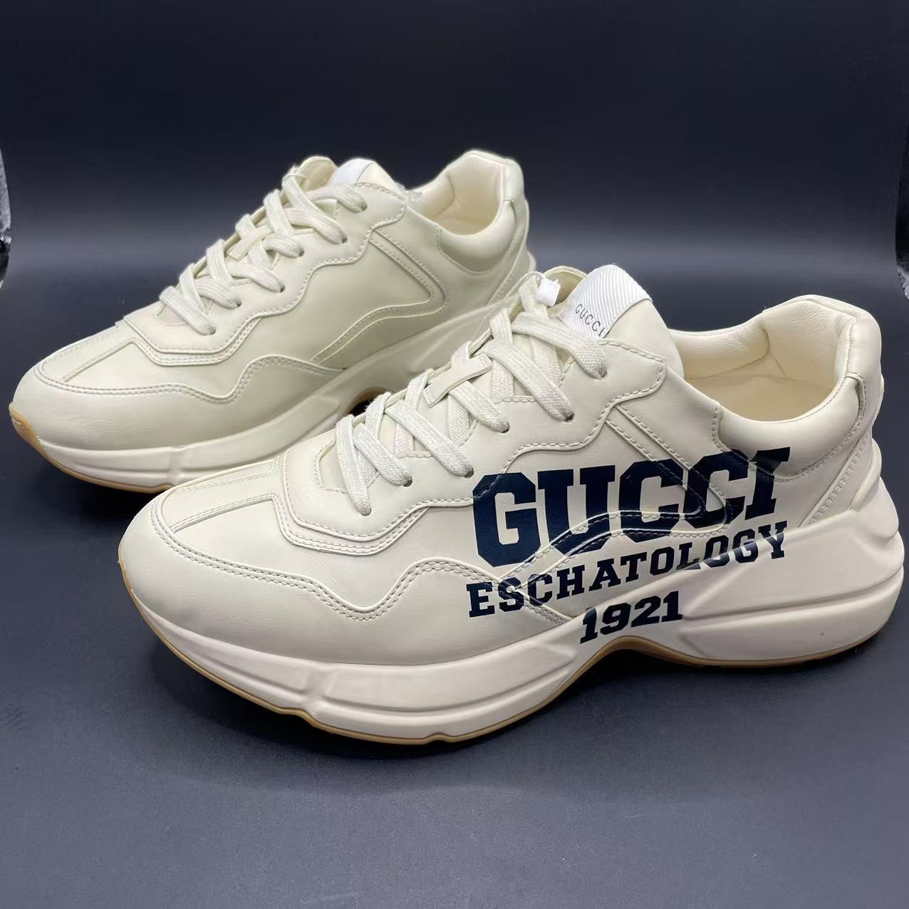 95新 GUCCI/古驰 【聚星折扣】男士25周年限定老爹鞋 41.5欧 ca459t