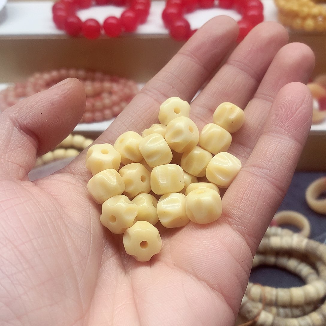 牛骨手串/手链1.2百香籽牛骨21颗