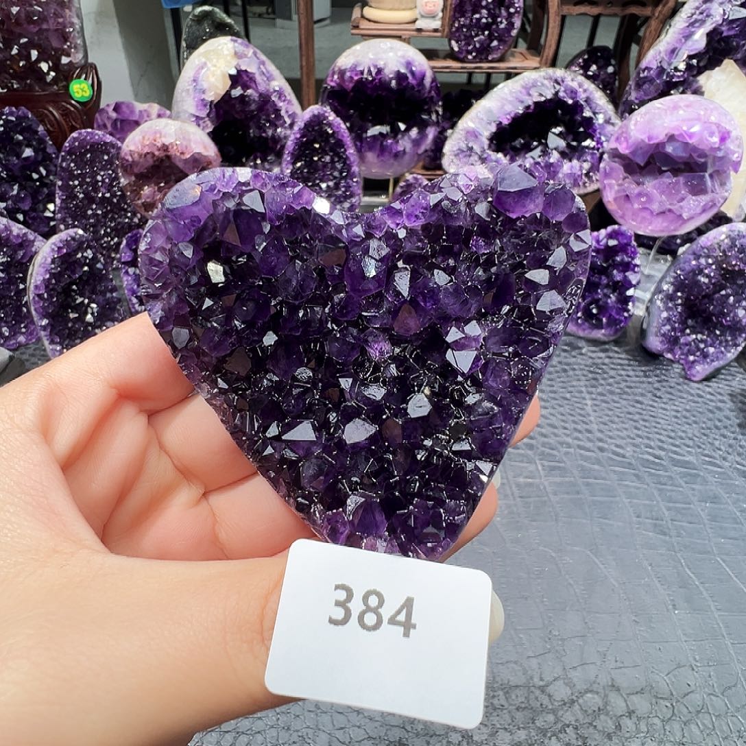 珠宝半成品未镶嵌紫晶