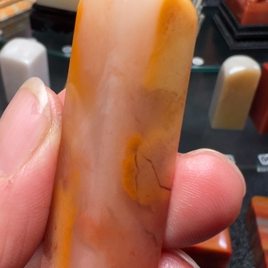 老挝石荔枝冻印石