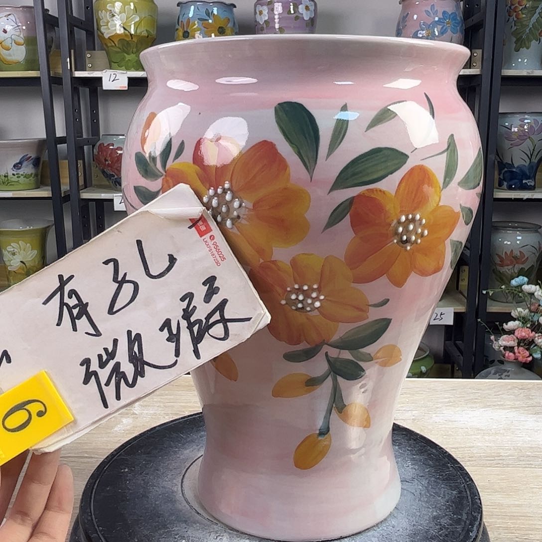 罐1tc景德镇陶瓷花盆