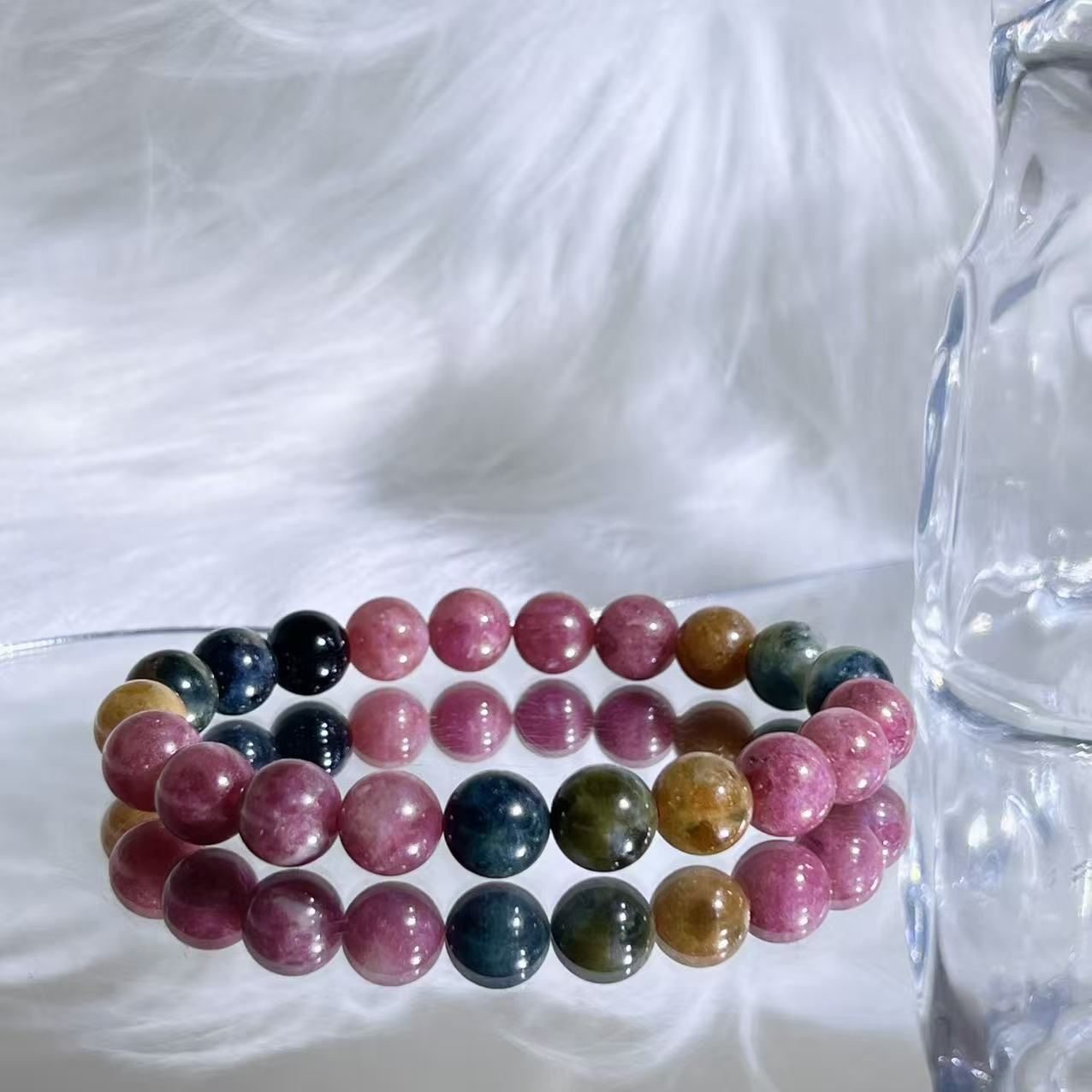 天然碧玺单圈手串-Y0156多样性发其一