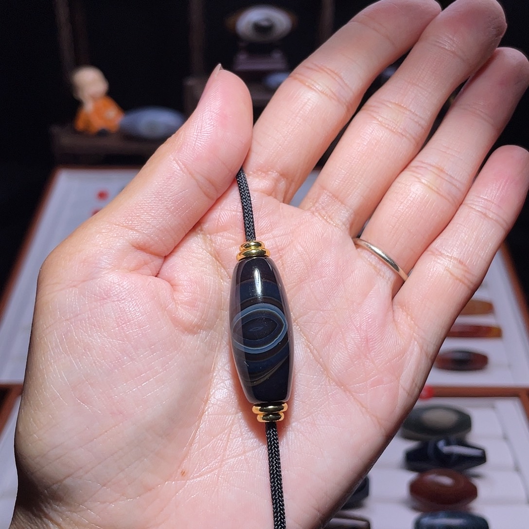 玛瑙/玉髓未镶嵌吊坠(赠链)