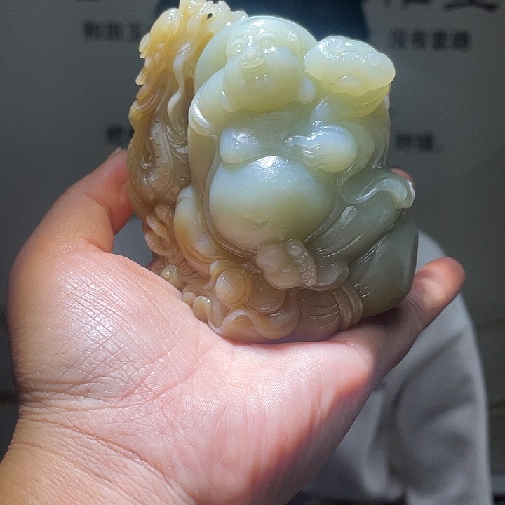 和田玉未镶嵌摆件