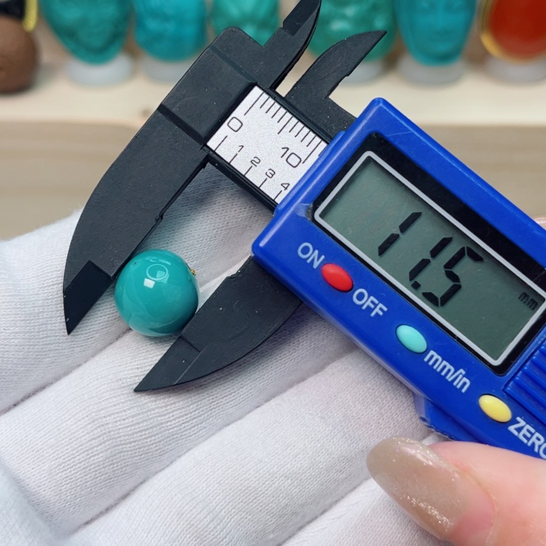 绿松石圆珠未镶嵌