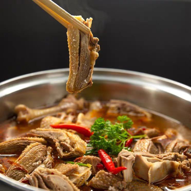 【固始鹅块】顺丰发货土特产鹅块火锅汗鹅杂精品老鹅信阳美食