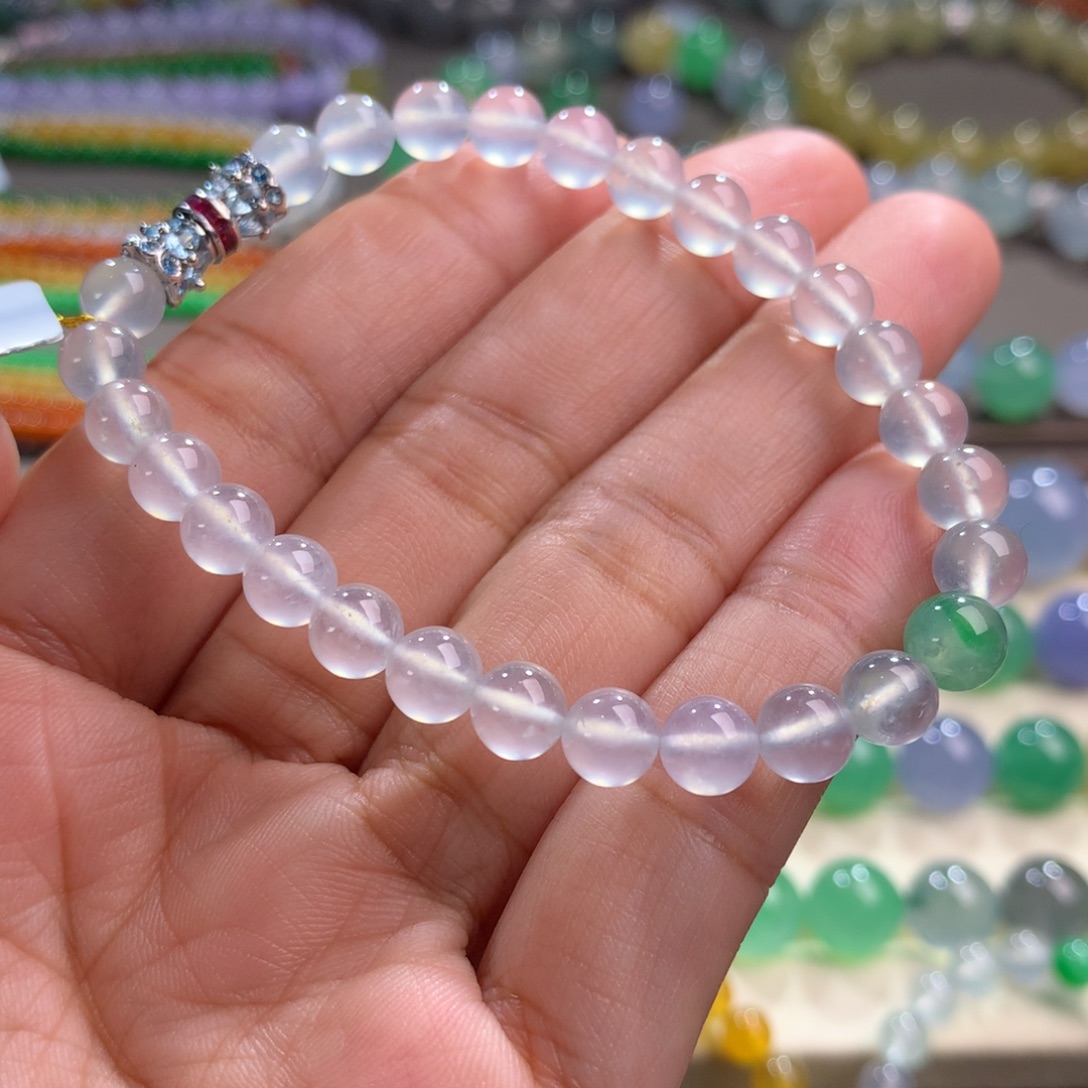 翡翠未镶嵌手链卡6