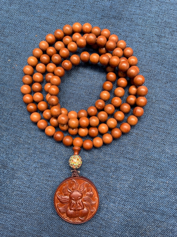 老料雷击木手串手持可搭配