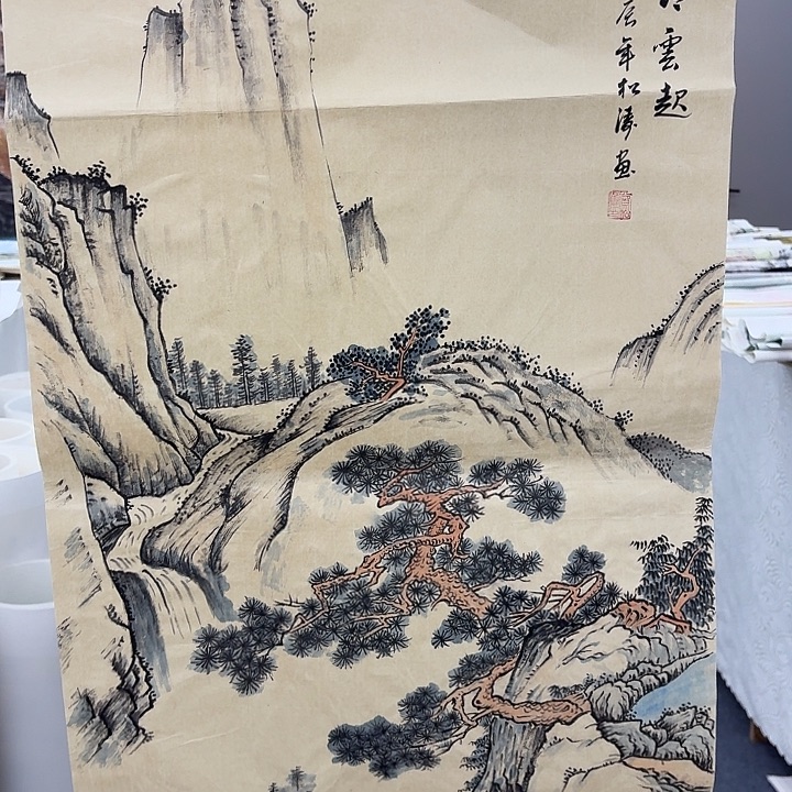国画纯手绘国画作品