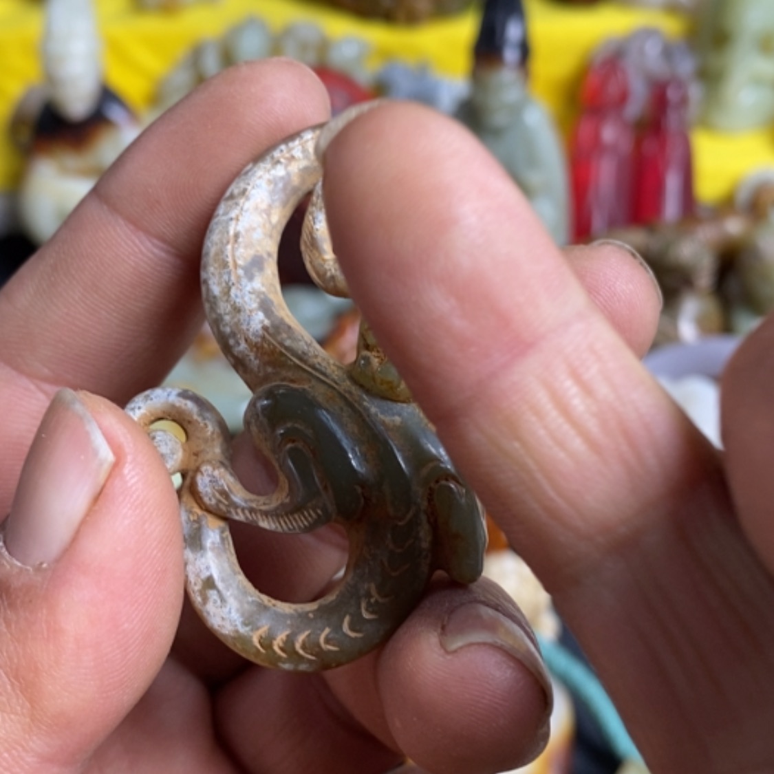 【闪购商品】和田玉（糖玉）颈饰未镶嵌古**河