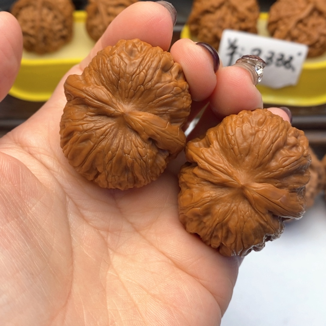 文玩核桃把件415号元宝41