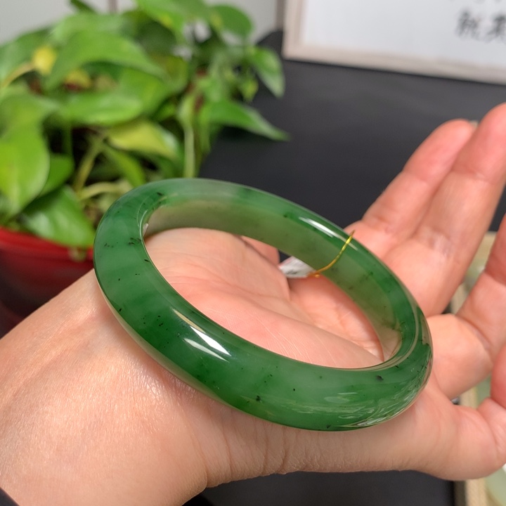 和田玉手镯未镶嵌60