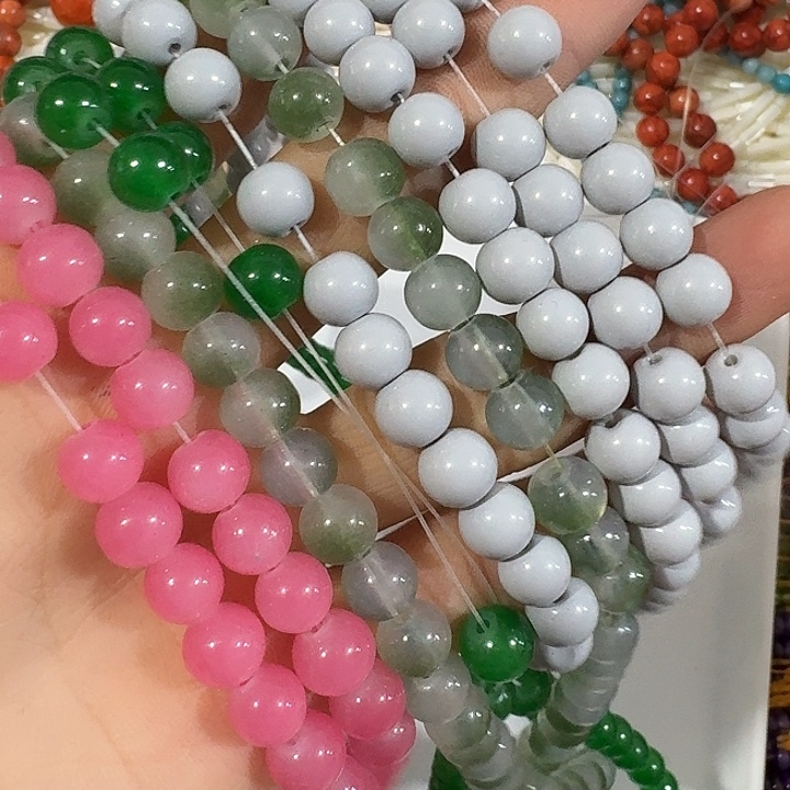 玛瑙/玉髓合金珠宝半成品65号打包