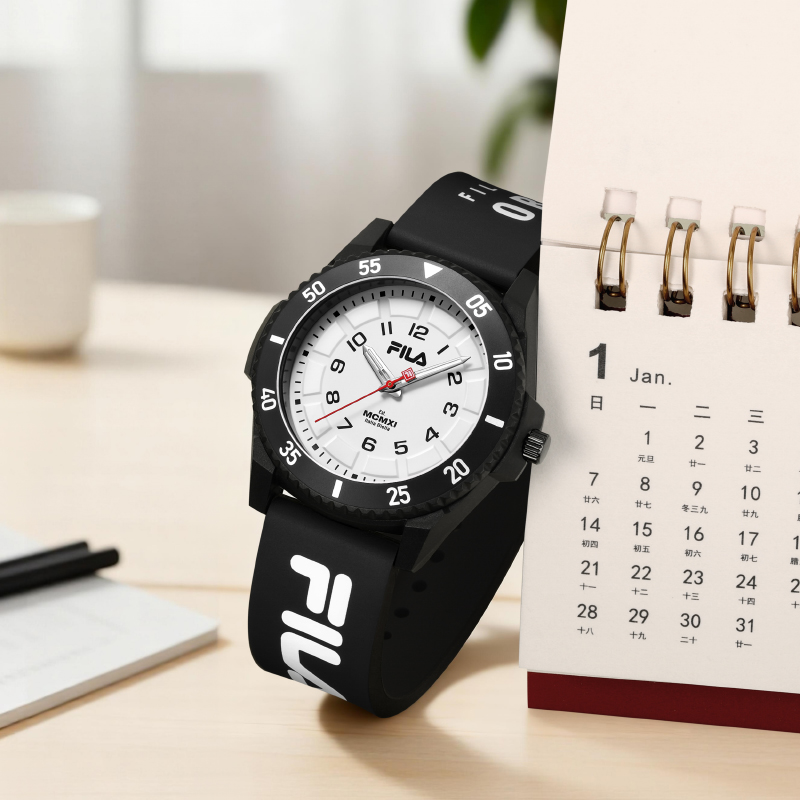 Fila/斐乐FILA斐乐初高中学生静音考试专用石英考研可以戴的手表