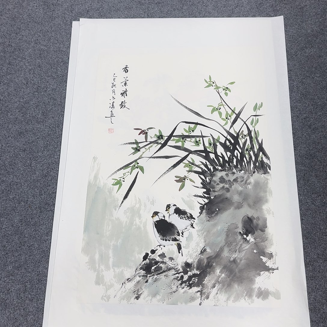 国画68*45纯手绘刘亦凌