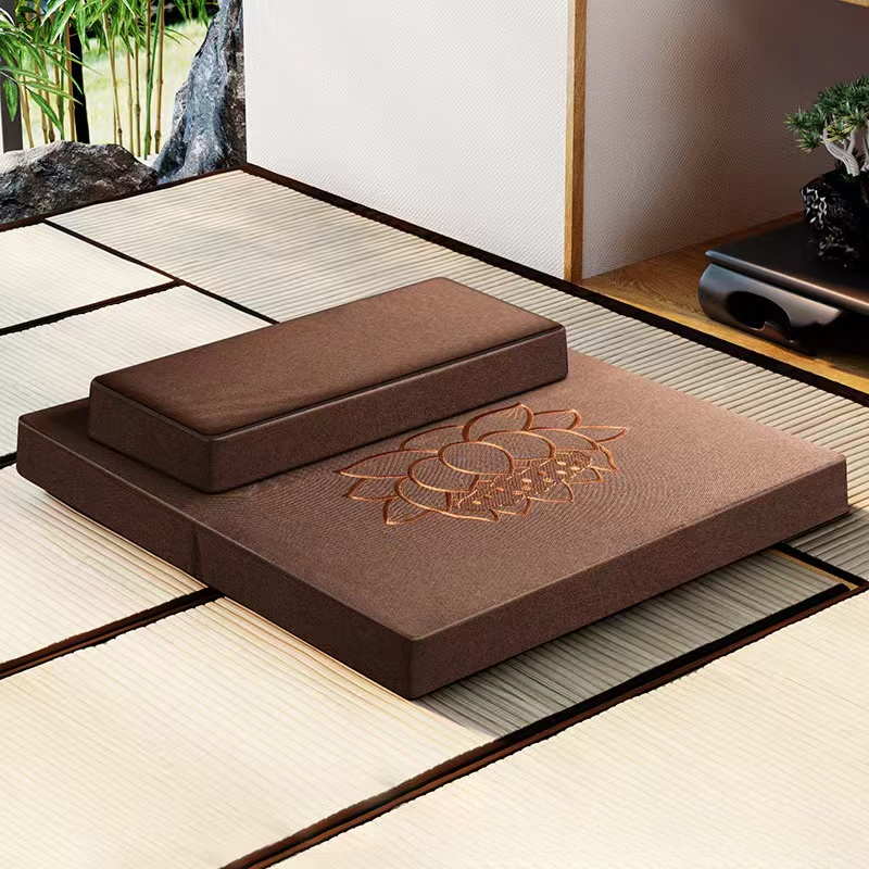 【老师推荐】家用坐垫蒲团折叠加厚布艺椰棕垫