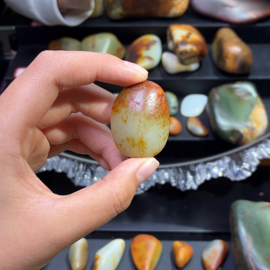 和田玉未镶嵌挂件26.9