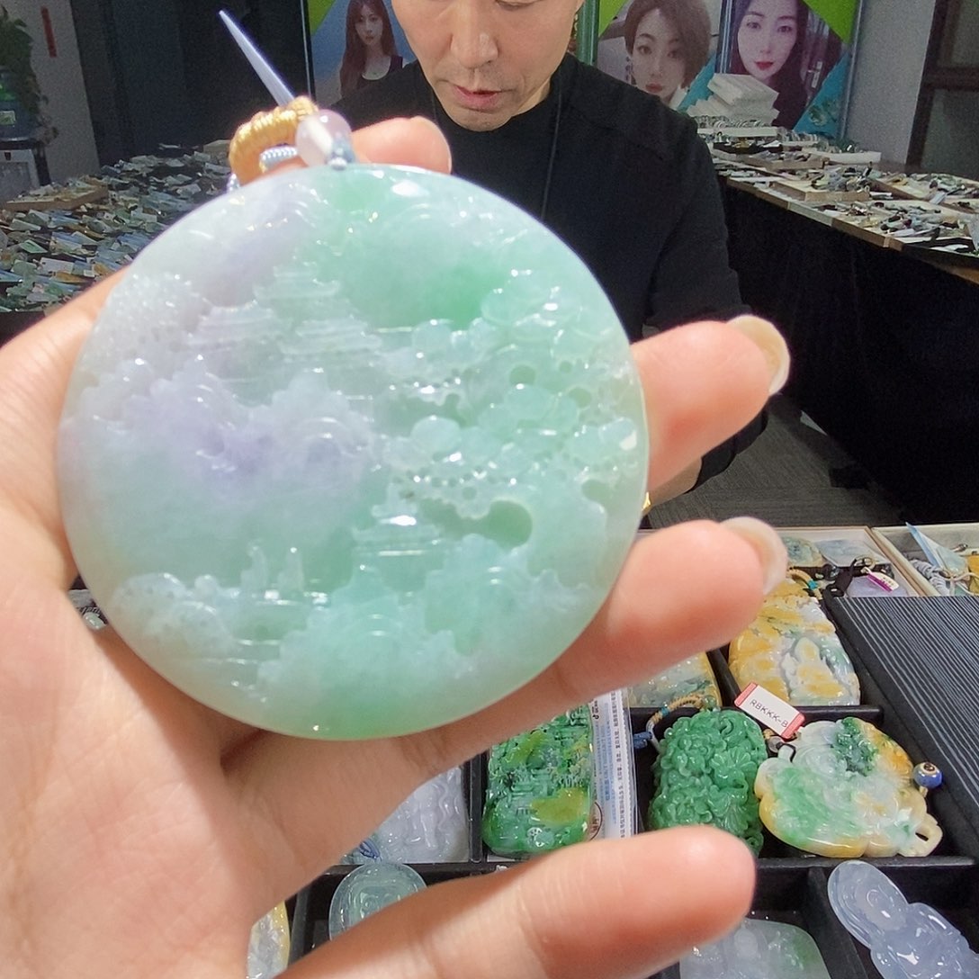 颈饰未镶嵌翡翠翡翠