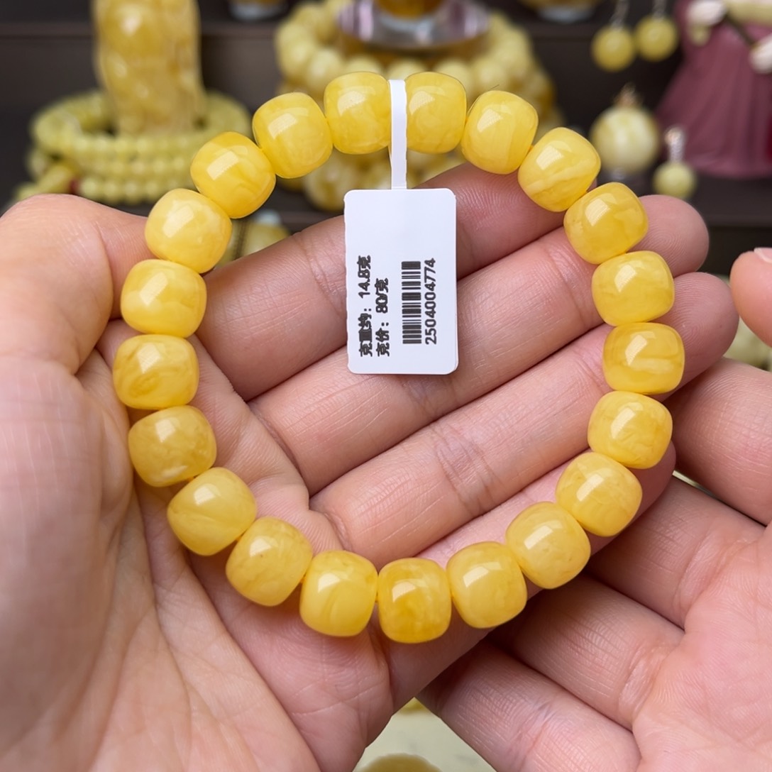 手串蜜蜡未镶嵌10+老型手串