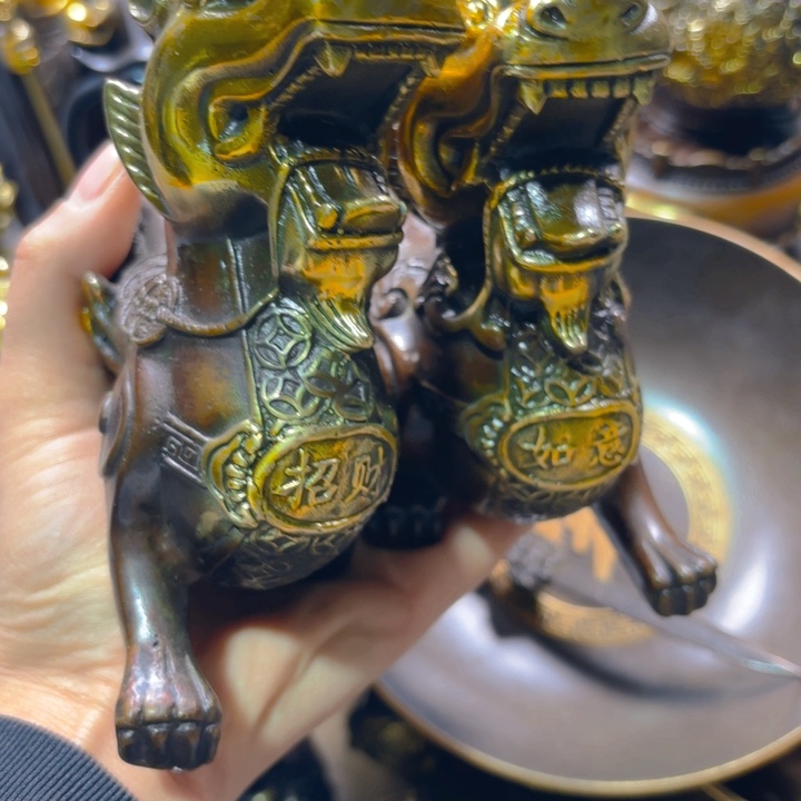 铜器摆件收收藏藏