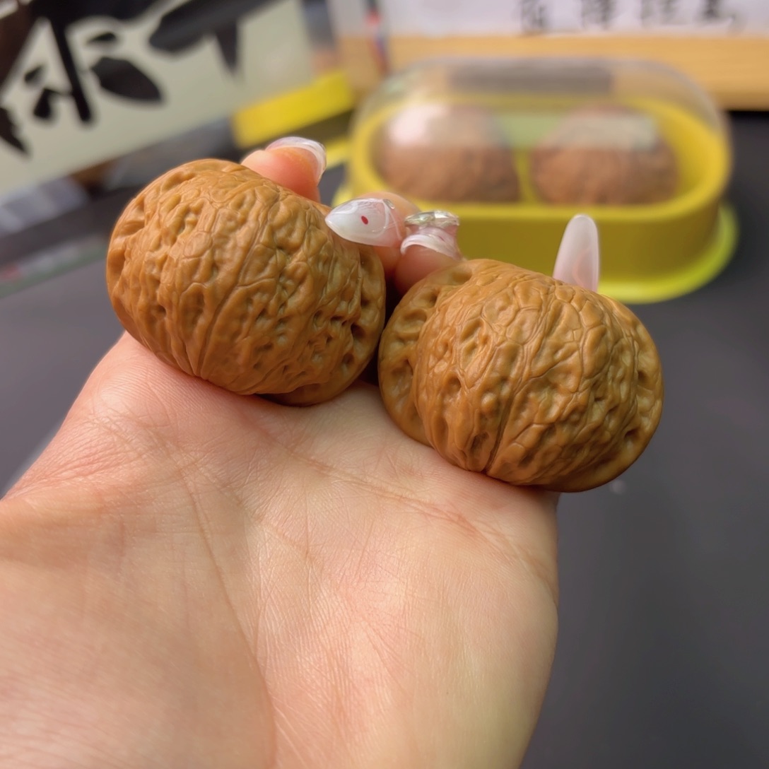 文玩核桃把件铁锤 41 微修