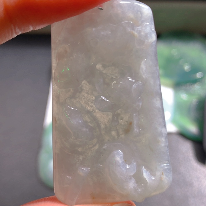 翡翠未镶嵌挂件翡翠