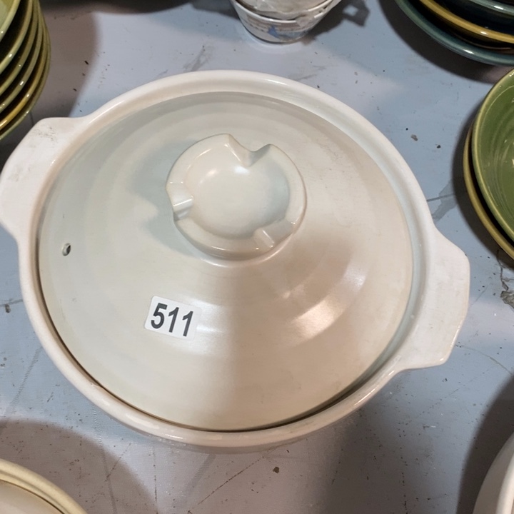 瓷片磁州窑可干烧砂锅口径27厘米高度10厘米