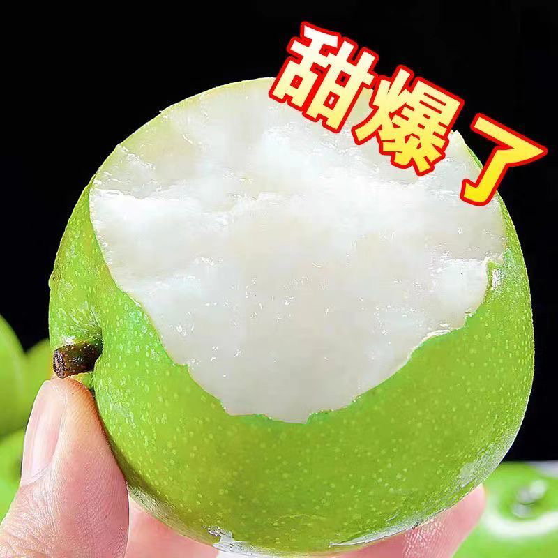 新鲜砀山青梨皇冠梨翠冠梨脆甜多汁细腻无渣新鲜水果5斤带箱孕妇B