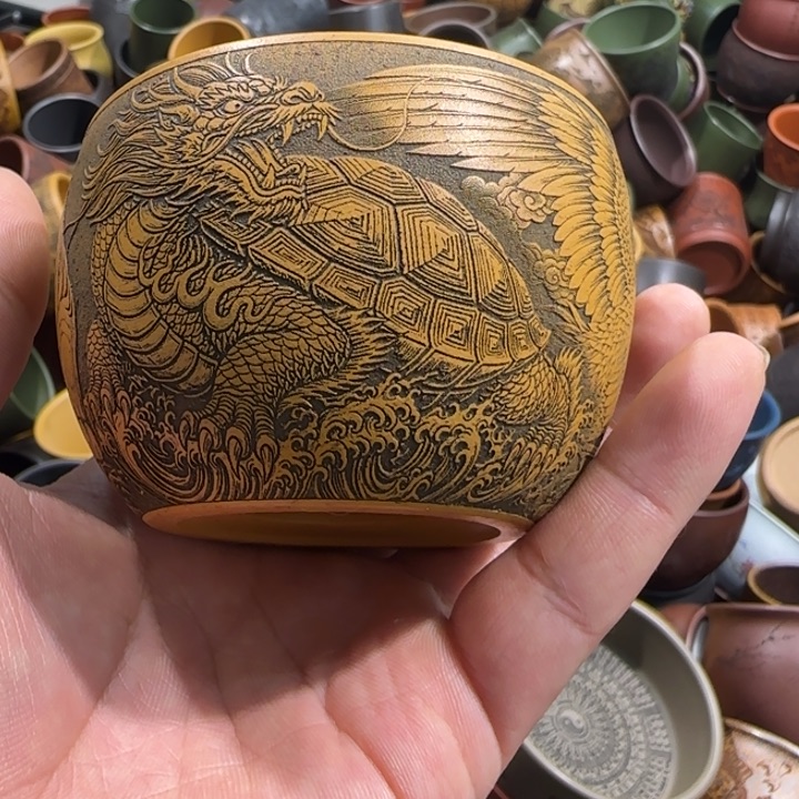 茶杯紫砂全手工制作工艺