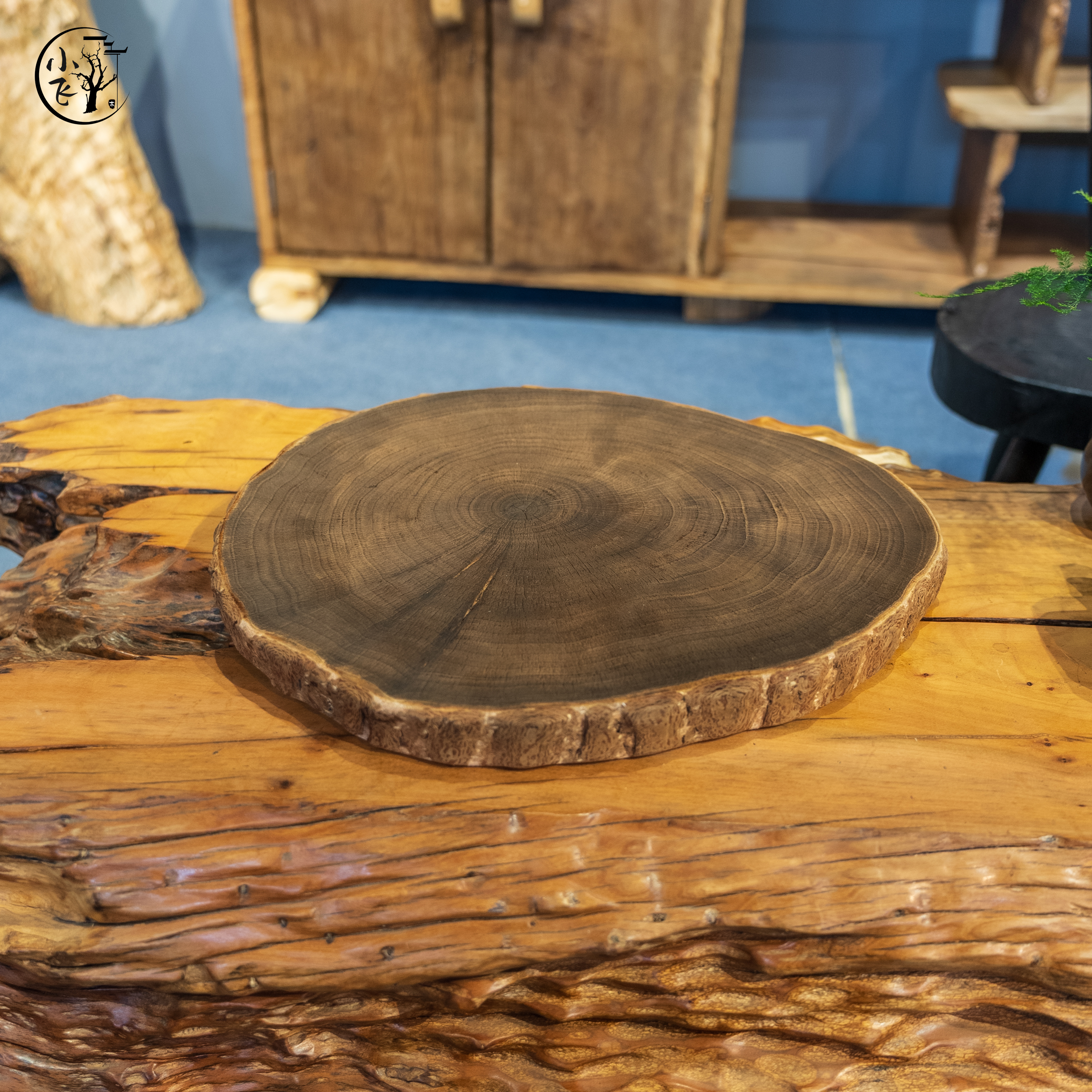 擦木干泡台纯实木茶盘家用茶具茶台