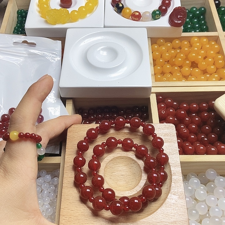 玛瑙/玉髓合金珠宝半成品