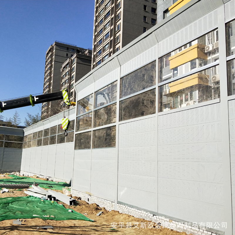 高速公路声屏障厂家隔音板小区降噪隔音屏空调外机隔音设备降噪板