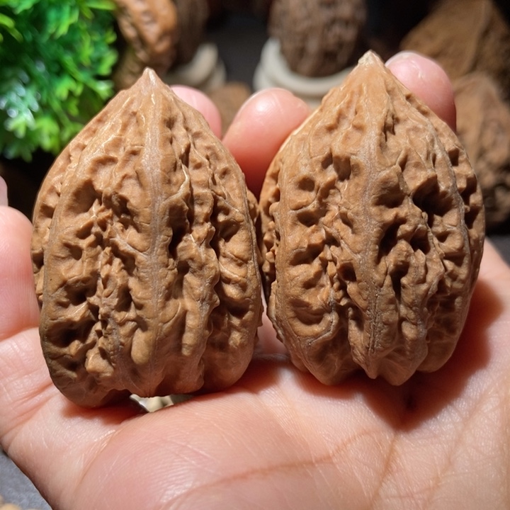 把件文玩核桃东北楸子小雪105