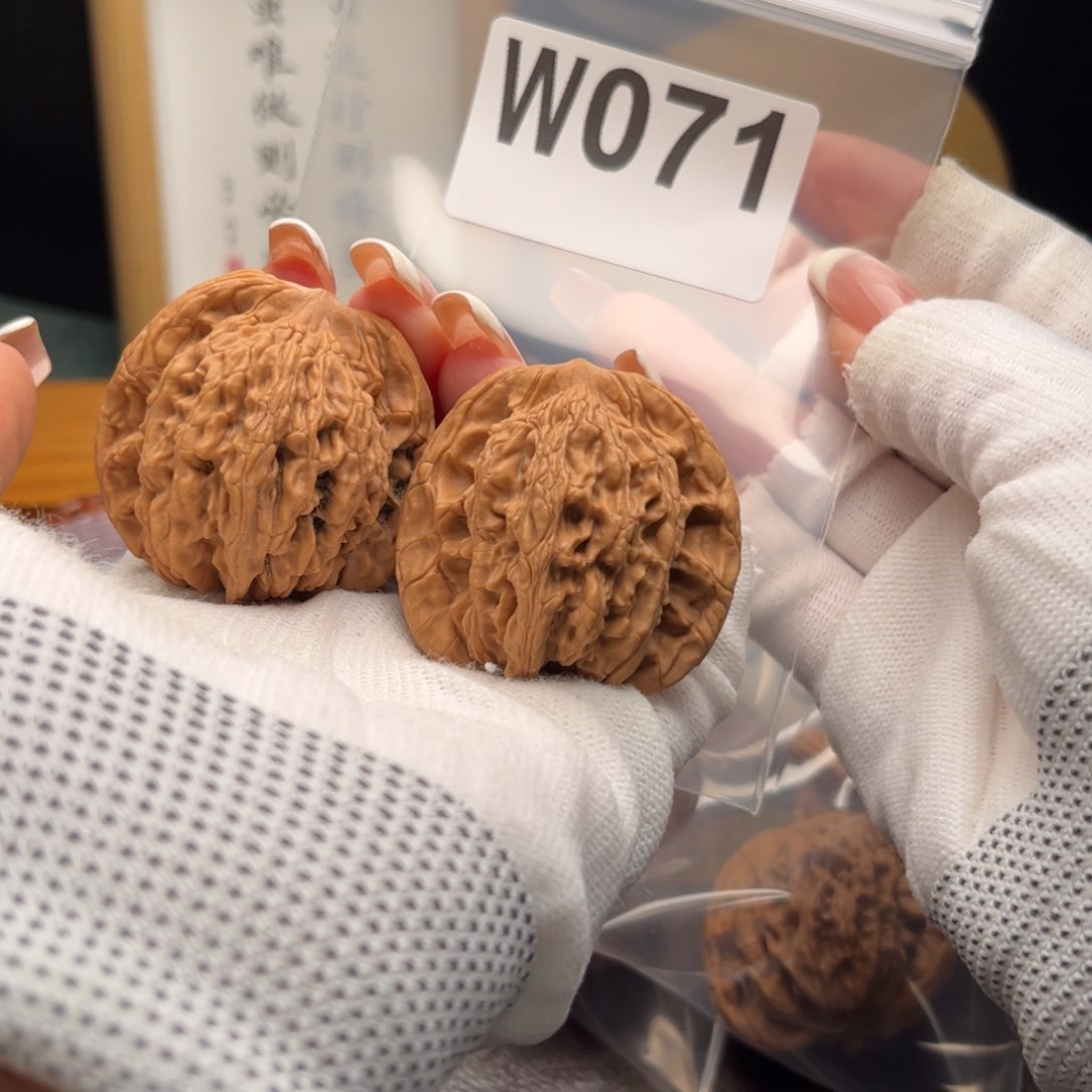 文玩核桃把件41虎头w 071