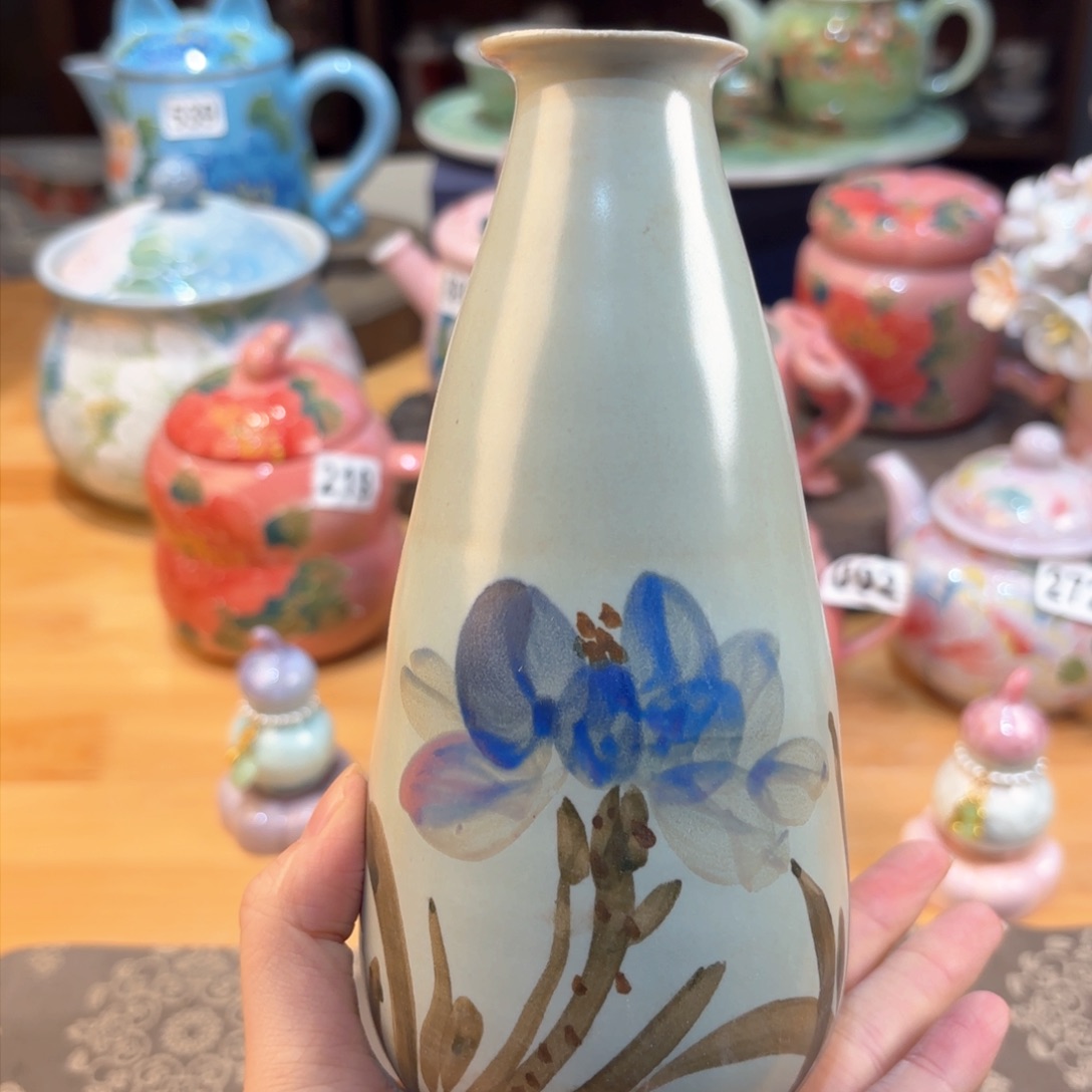 景德镇手绘高温釉下彩陶瓷茶具