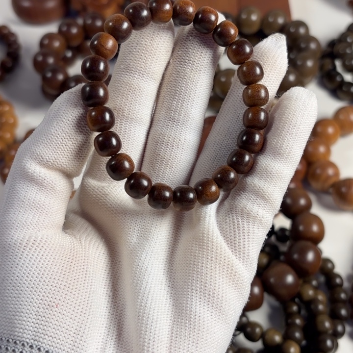 怂***子檀香木89单圈老山檀黑肉焦糖奶甜