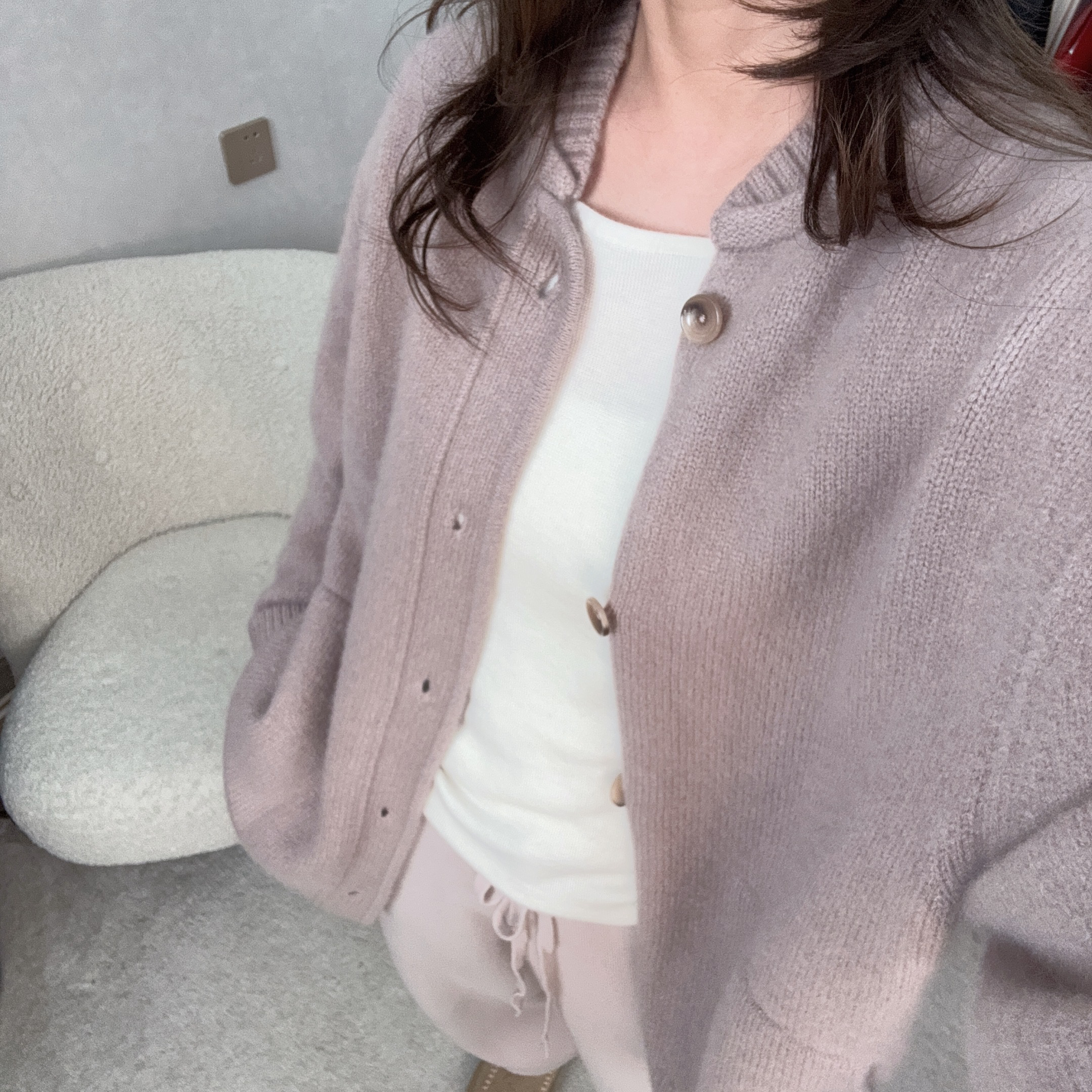 燕小姐“贵妇必入”自留力荐重磅老钱经典慵懒羊绒开衫外套