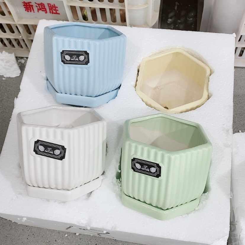 【闪购商品】红陶陶瓷花盆，多肉花盆